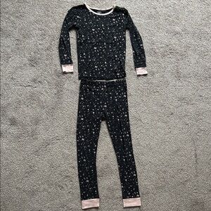 Carter's Black Pajama Set with Pink Zodiac Print